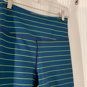 Blue & Lime Zyia Active Leggings M